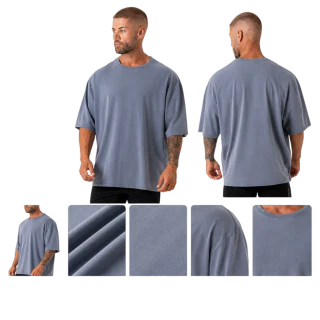 Camiseta de hombre slim fit de manga larga con cremallera de un cuarto · 2