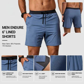 Men's polyester shorts · 2