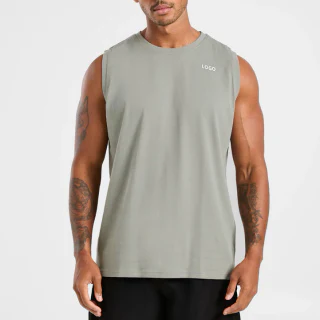 Débardeur en coton pour hommes · 1