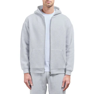 Sweat à capuche zippé oversize pour homme · 4