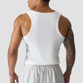 Men's cotton/spandex tank top · 2