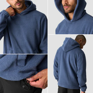 Men's polyester hoodie · 4