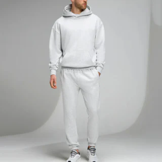 Felpa con cappuccio oversize da uomo a maniche lunghe · 4