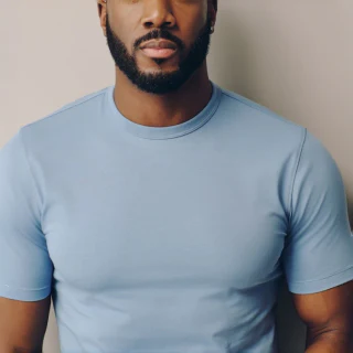 Men's quick-dry cotton/spandex T-shirt · 3