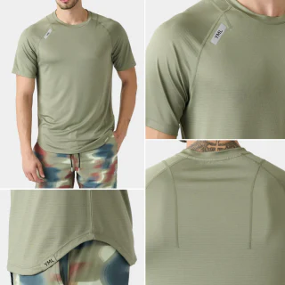 Camiseta ligera de poliéster/spandex de secado rápido para hombre · 3