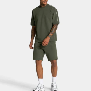 T-shirt da uomo girocollo oversize in cotone pesante · 3