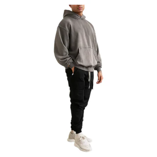 Sweat à capuche oversize en coton pour homme · 3