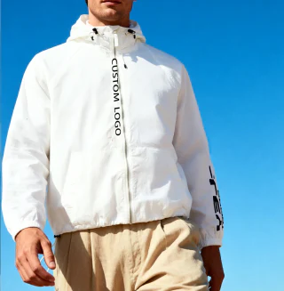 Men's lightweight polyester/nylon jacket · 2