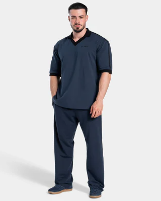 Polo oversize en coton/élasthanne à séchage rapide pour hommes · 260 GSM · 3