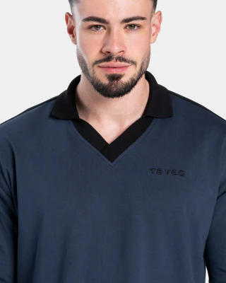 Polo oversize en coton/élasthanne à séchage rapide pour hommes · 260 GSM · 4