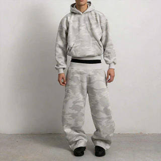 Survêtement homme boxy en coton · 1