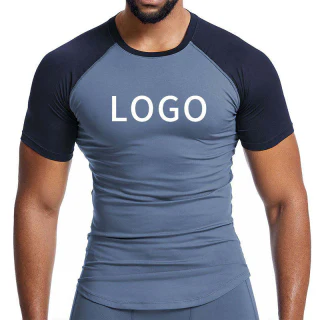 Men's slim-fit quick-dry polyester/spandex T-shirt · 3