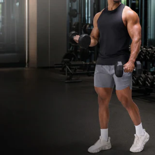Débardeur en polyester/élasthanne pour hommes · 2