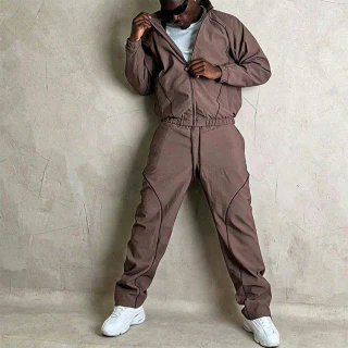 Men's lightweight nylon tracksuit · 2