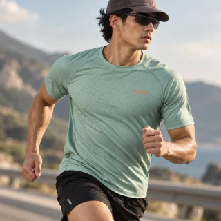 T-shirt léger à séchage rapide pour hommes · 1