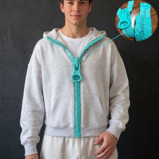 Men's heavyweight cotton hoodie · 1