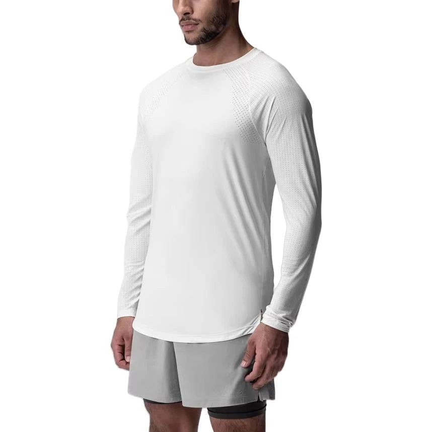 T-shirt oversize da uomo in cotone a maniche lunghe · 1