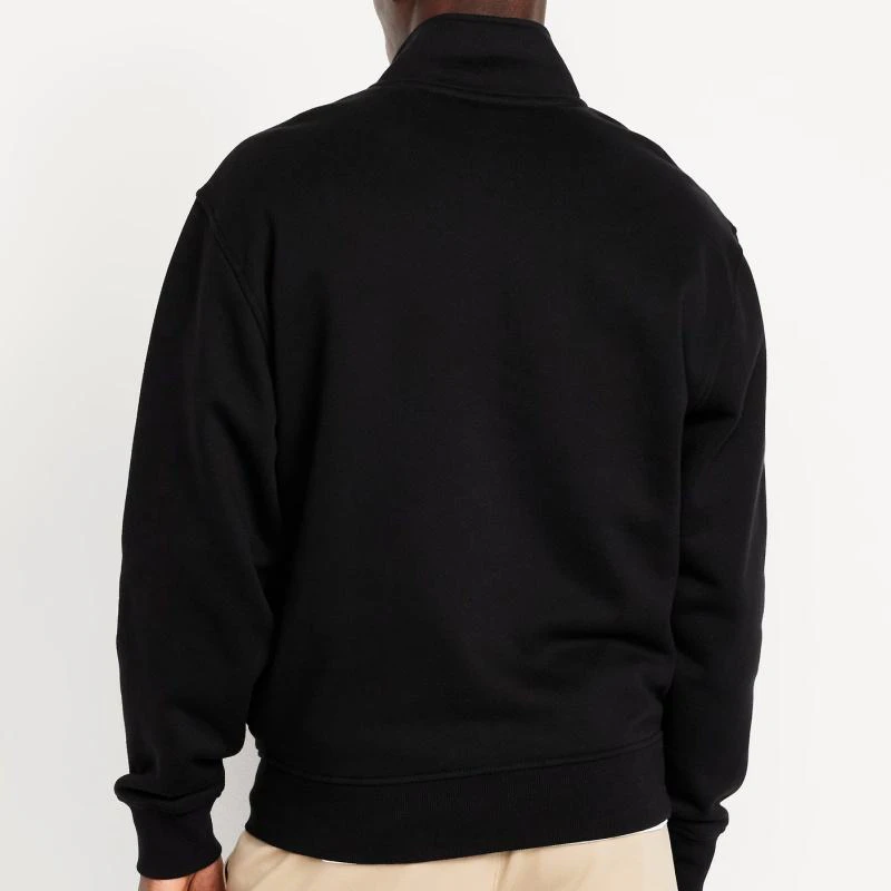 Men's quarter-zip cotton hoodie · 6