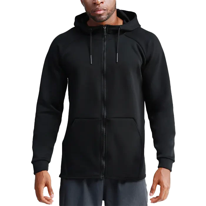 Men's zip-up cotton hoodie · 6