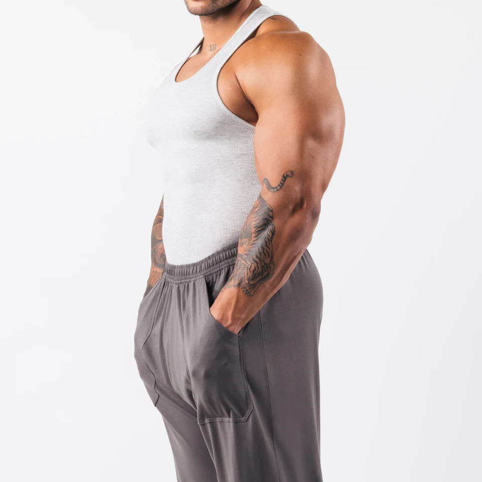 Canotta slim da uomo in cotone/elastan · 5