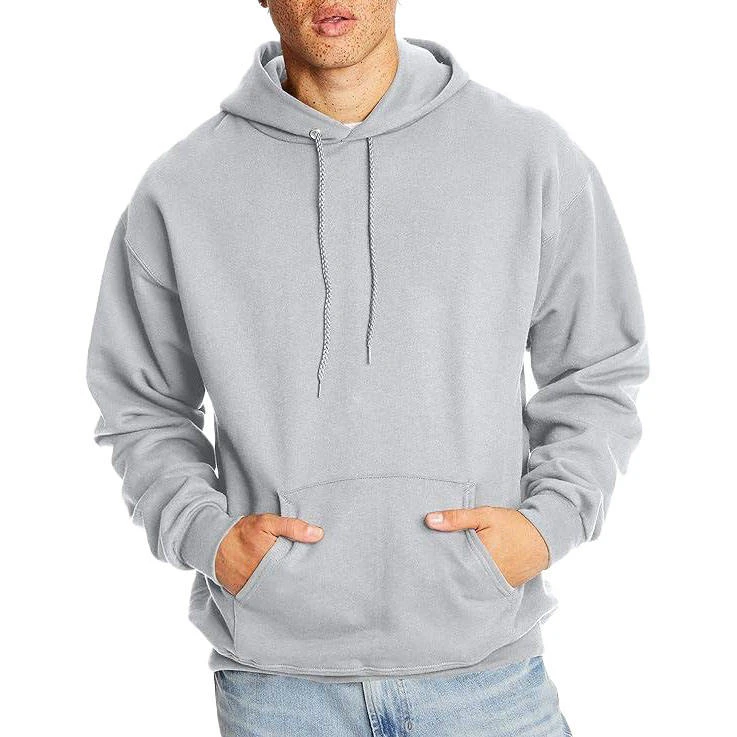 Felpa con cappuccio da uomo in cotone con zip · 1