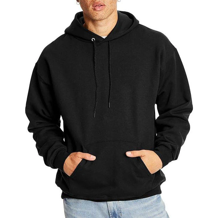 Felpa con cappuccio da uomo in cotone con zip · 3