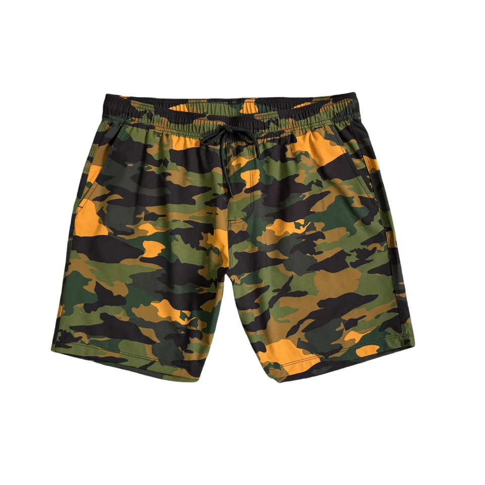 Schnell trocknende Herren-Badeshorts aus Polyester/Spandex · 1