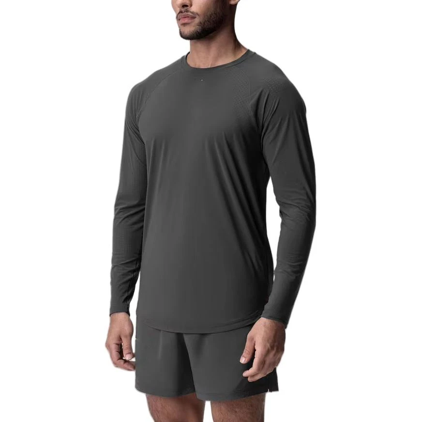 Camiseta oversize de hombre de algodón de manga larga · 3