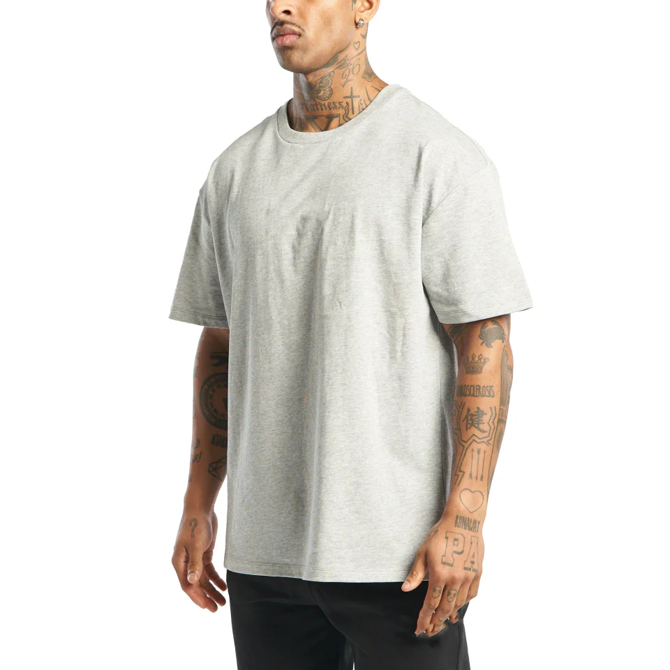 Übergroßes Herren-T-Shirt aus schwerer Baumwolle · 2