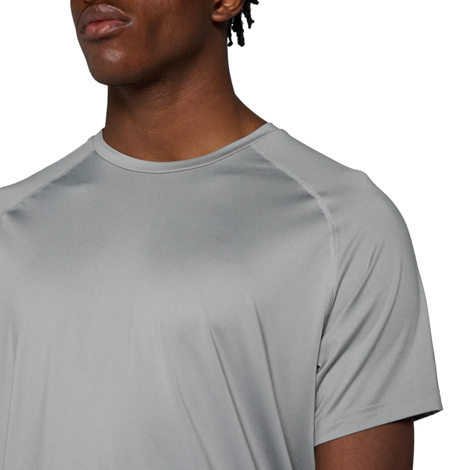 Schmal geschnittenes, schnell trocknendes Herren-T-Shirt aus Polyester/Spandex · 2