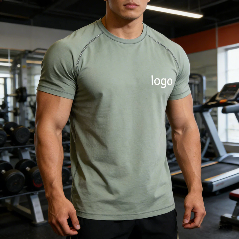 T-shirt raglan de secagem rápida para homem · 1