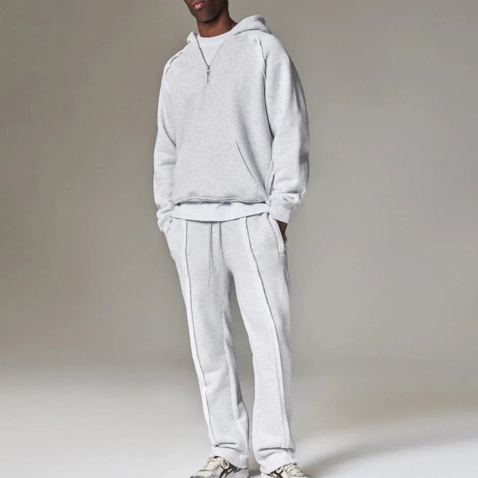 Tuta da uomo in cotone con zip · 1