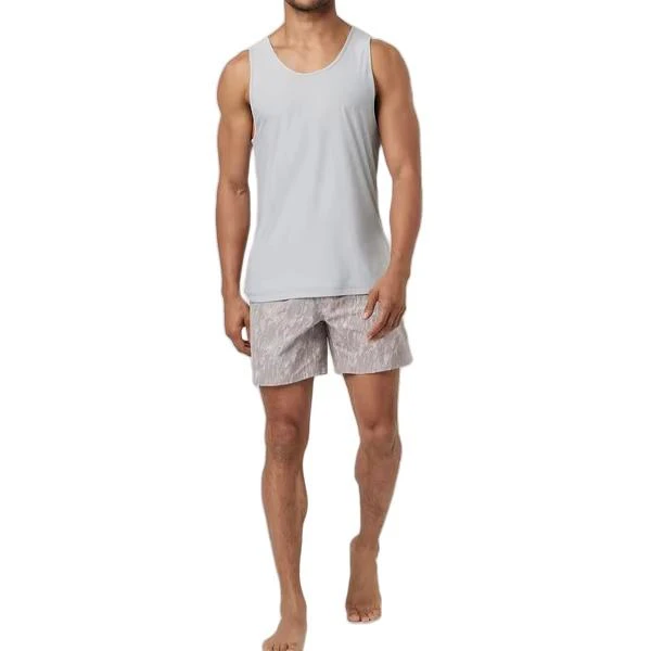 Regata masculina de algodão sem mangas · 3