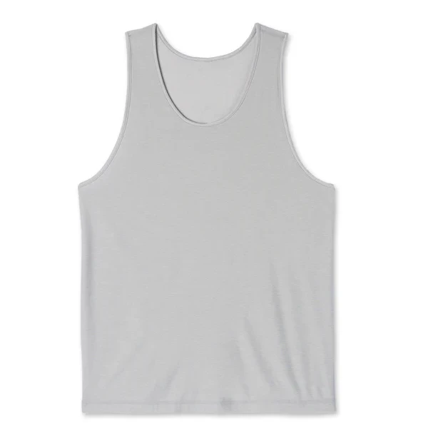 Regata masculina de algodão sem mangas · 5