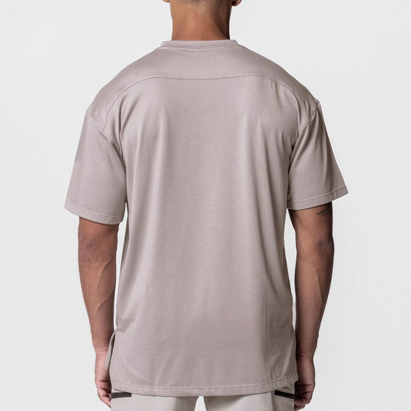 Men's oversized nylon/spandex T-shirt · 2