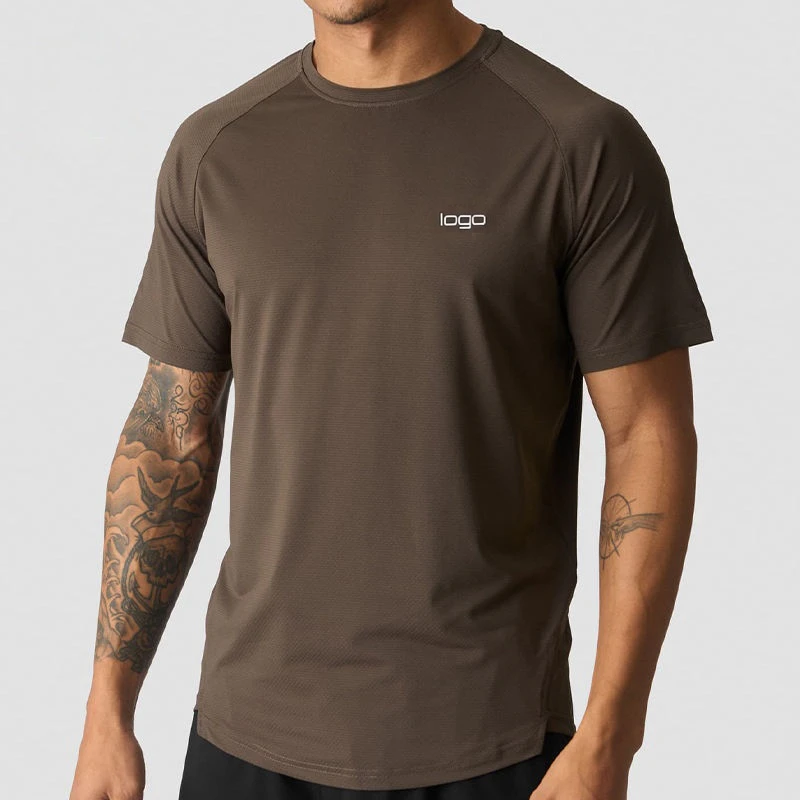 Men's quick-dry waffle-knit T-shirt · 1