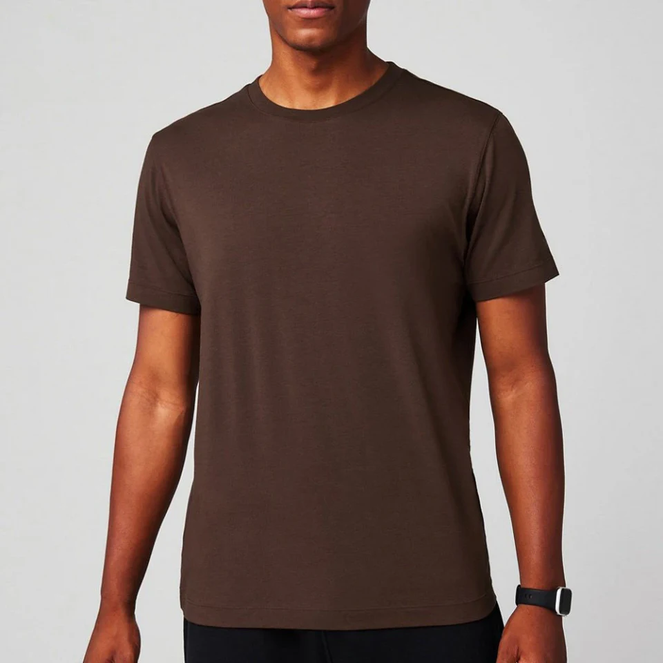 T-shirt léger en polyester/élasthanne à séchage rapide pour hommes · 1