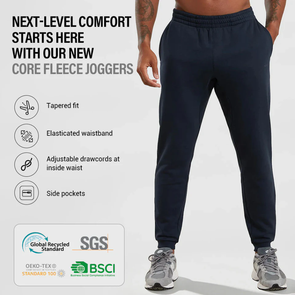 Men's cotton/polyester joggers · 4