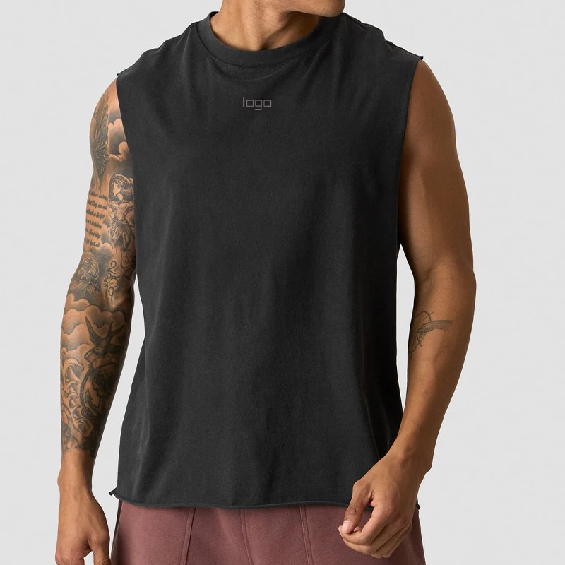 Men's cotton tank top · 1