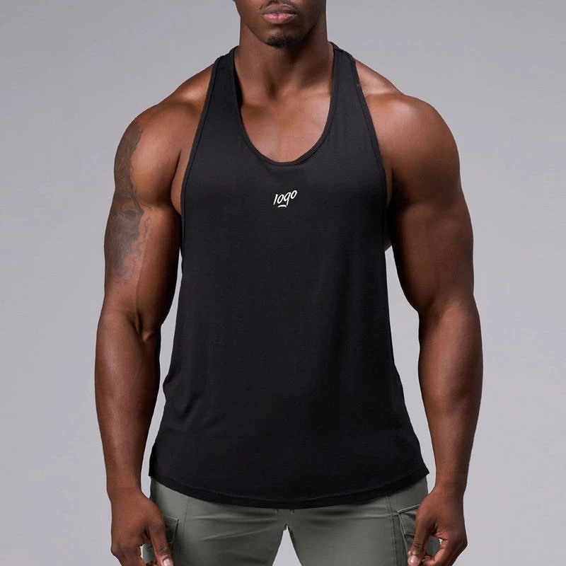 Men's quick-dry lightweight polyester/spandex tank top · 1