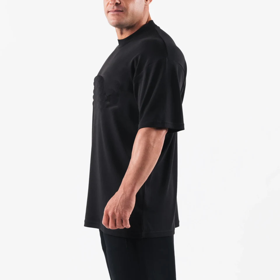 Camiseta masculina oversized de algodão pesado · 6