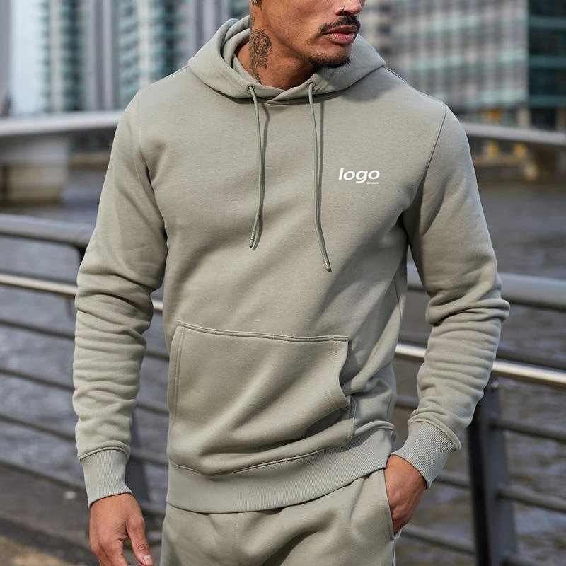 Men's cotton/polyester hoodie · 1