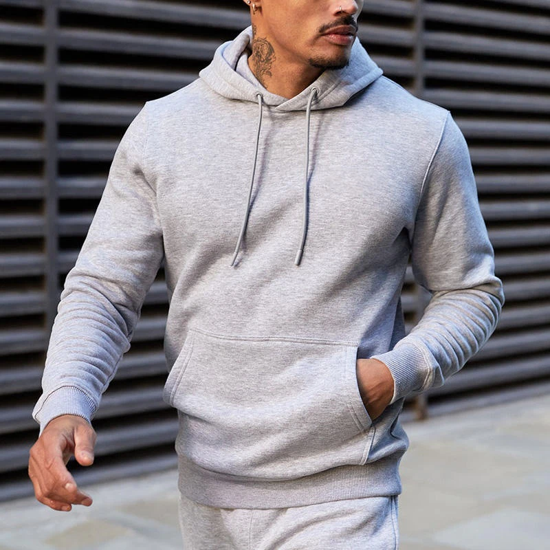 Men's cotton/polyester hoodie · 5