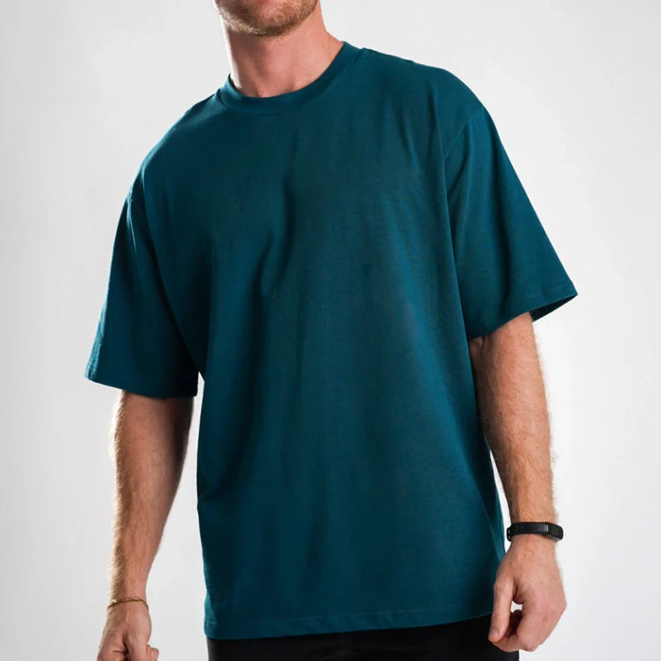 เสื้อยืดโอเวอร์ไซส์ผ้าฝ้าย/สแปนเด็กซ์โอเวอร์ไซส์ · 3