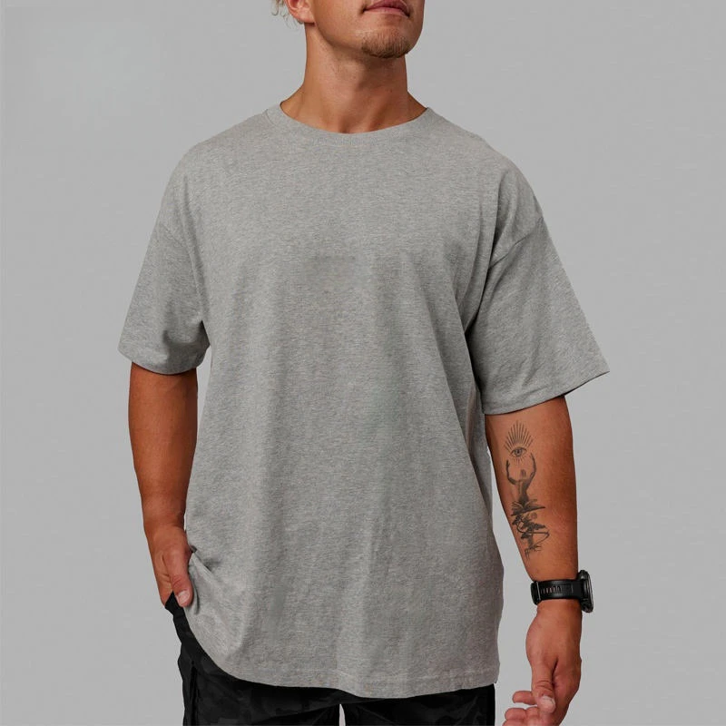 ユニセックスのオーバーサイズボクシーフィットヘビーウェイトコットンTシャツ · 1