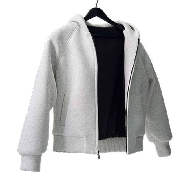 Sweat à capuche zippé épais coupe boxy · 6