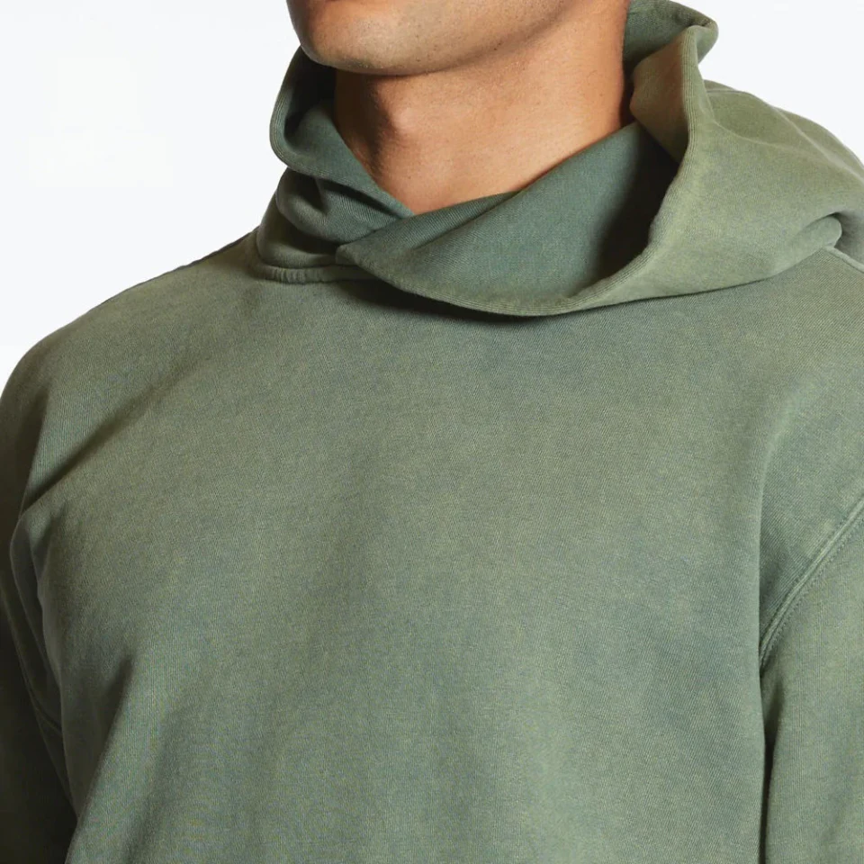 Moletom com capuz oversized pesado masculino · 4