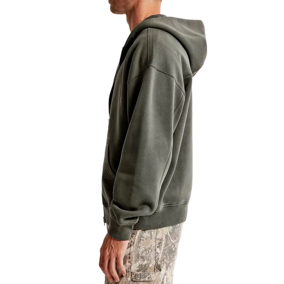 Herren-Kapuzenpullover mit Acid-Waschung · 3