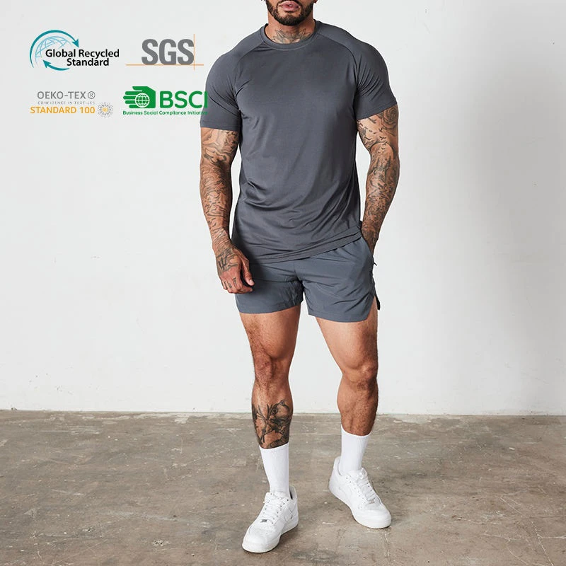 Camiseta masculina leve de poliéster/elastano de secagem rápida · 3