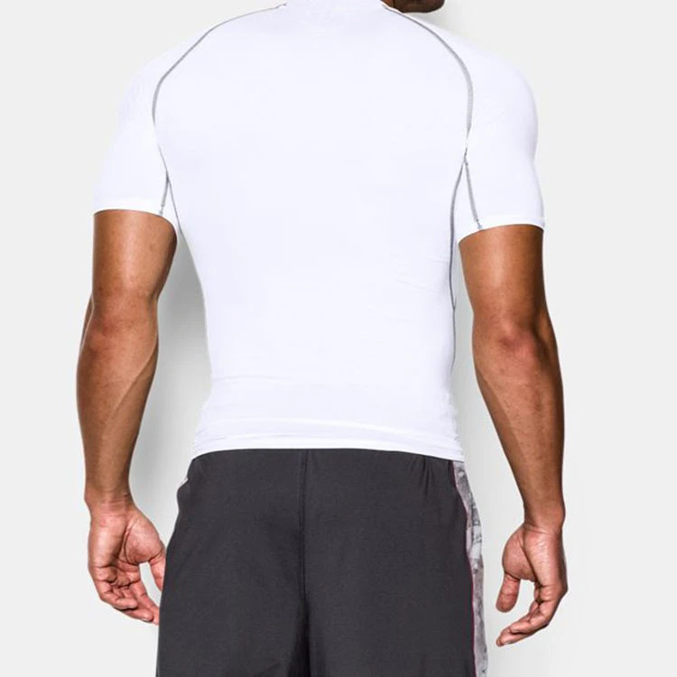 Nova alta qualidade macio masculino fitness wear personalizado causal ginásio masculino camiseta · 2